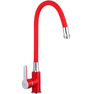 Смеситель для кухни Frap F4043 красный